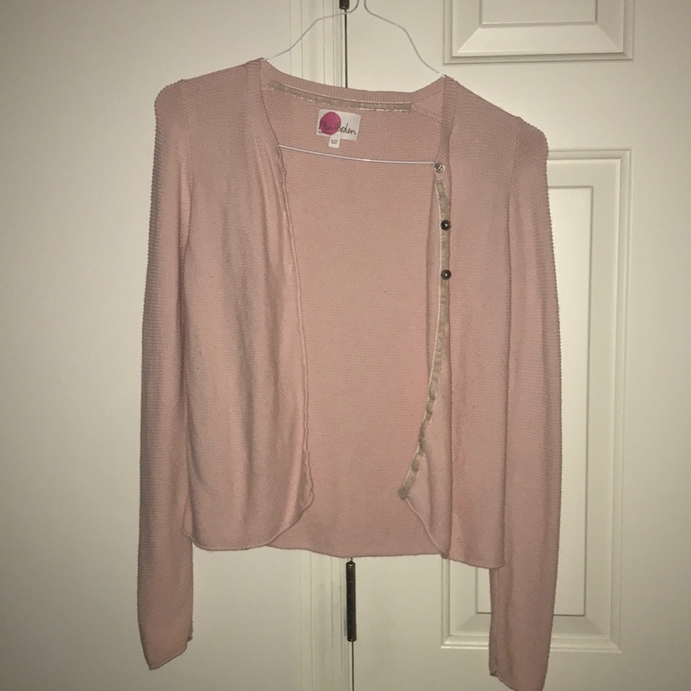 Boden Size 11/12Y Pink Cardigan